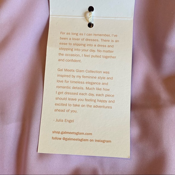 Gal Meets Glam Emma Dress in Lilac Size 8 New with Tags - Picture 11 of 14